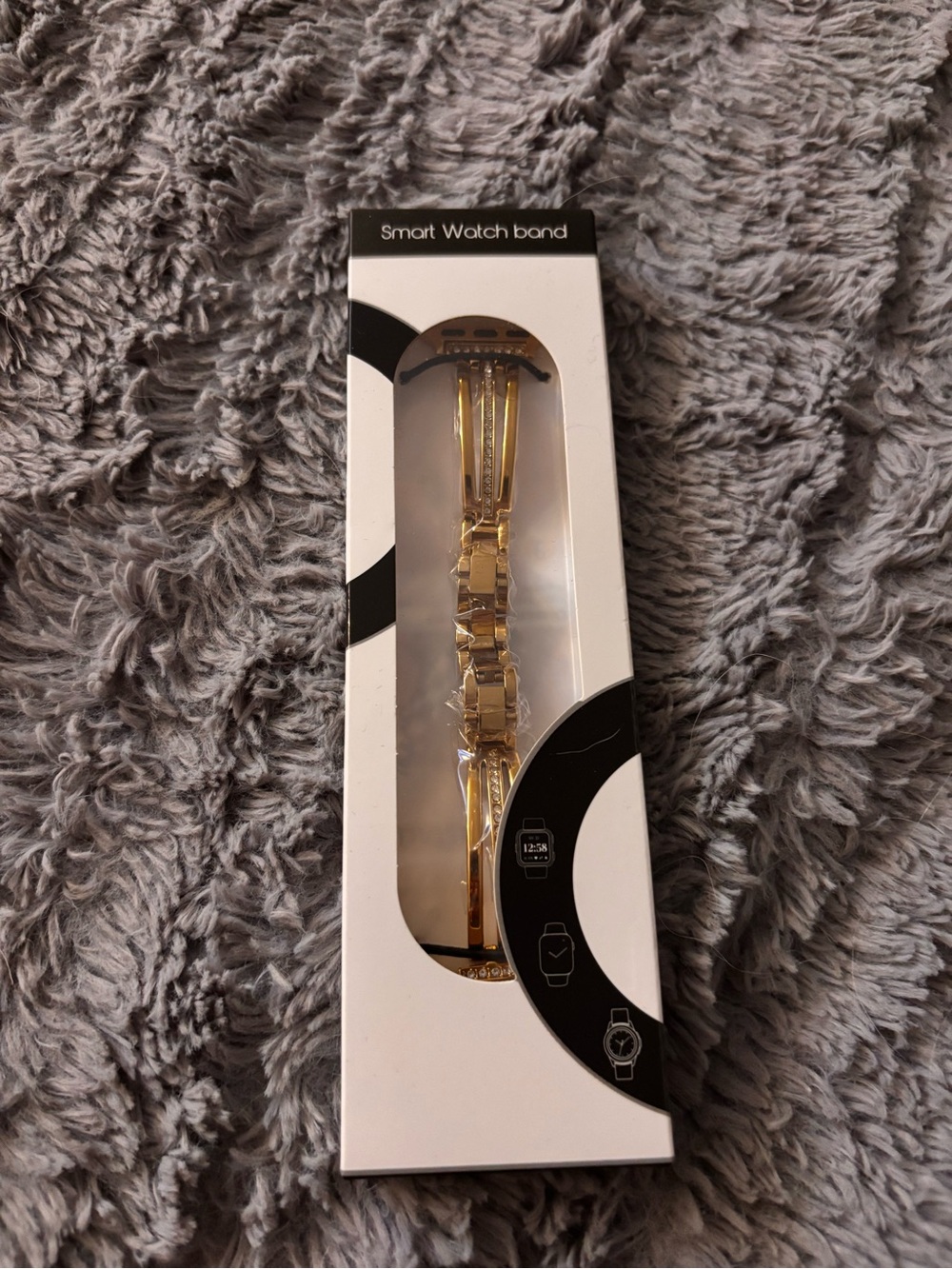 Gold Metal Smartwatch Band Bracelet